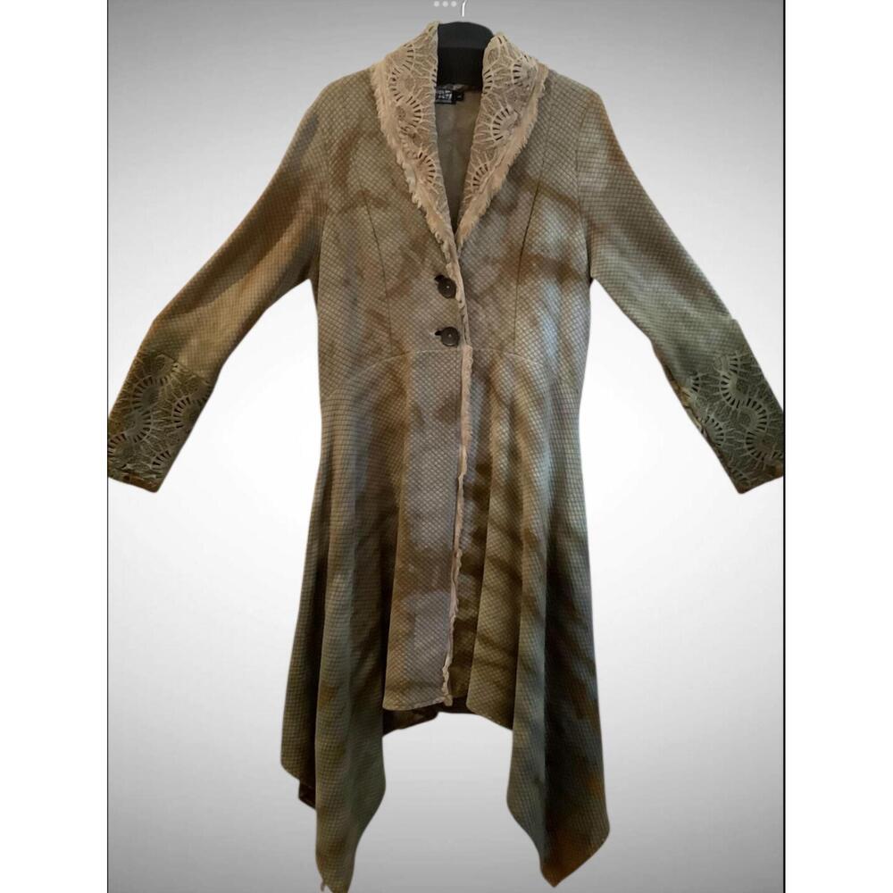 NEW ART OF CLOTH women's alice jacket in gold/sage